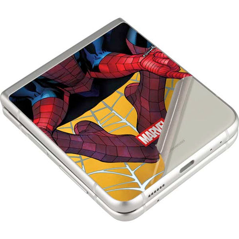 Marvel Spiderman Web Shooting Galaxy Z Flip3 5G Skin